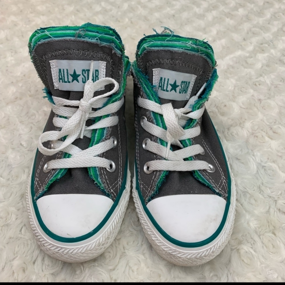 EUC Converse Allstars Teal size 6 (W)